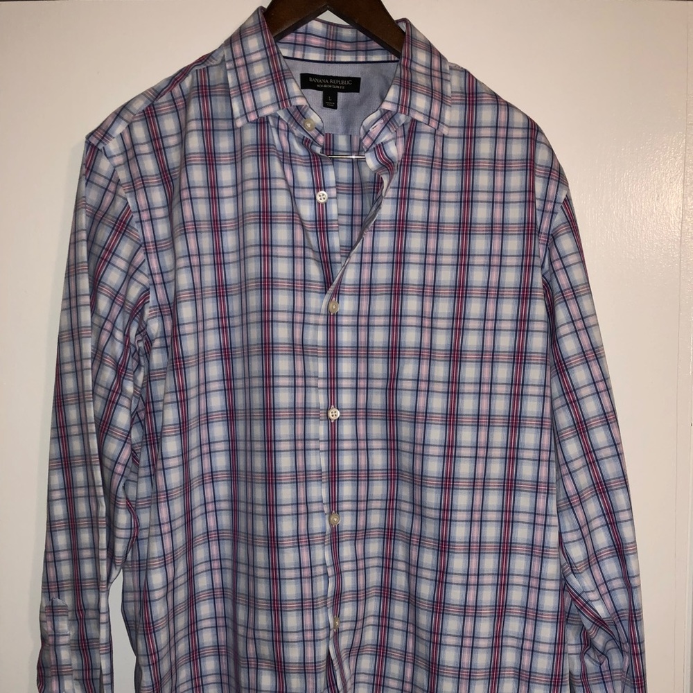 Banana Republic Slim Fit Tailored men’s Button Up